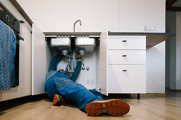 Professional Drain Cleaning technician working in Ono, PA